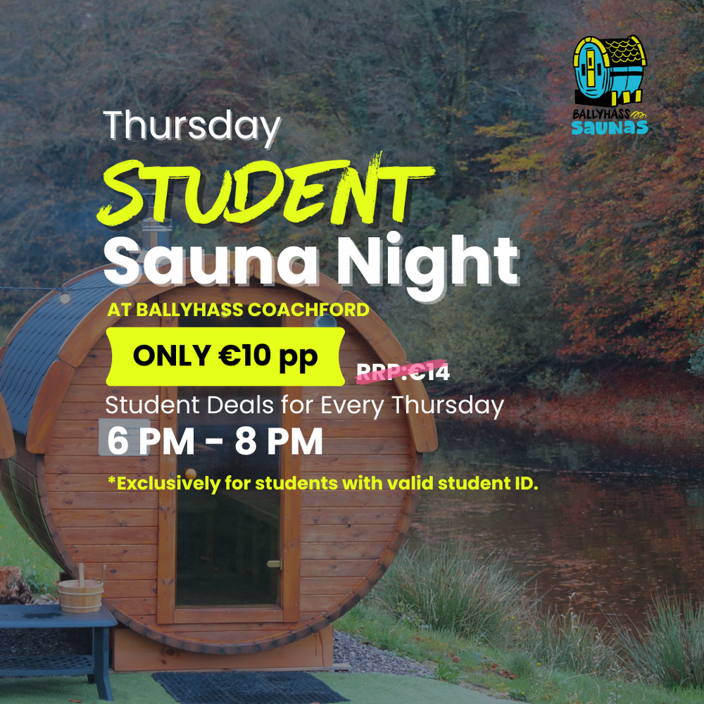 Student Sauna Nights at Ballyhass