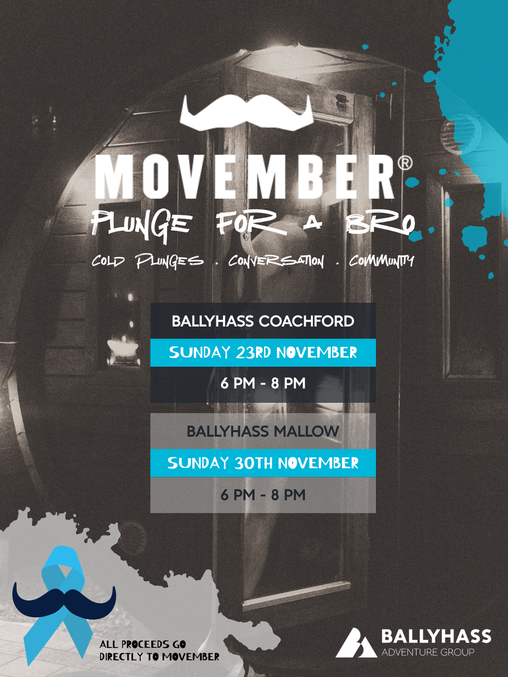 Plunge for a Bro | Ballyhass x Movember