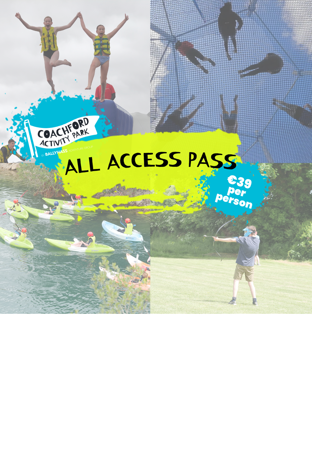 Looking for a fun-filled day out in Cork this Summer? Ballyhass Coachfords’ All Access Pass is the perfect outdoor family adventure!