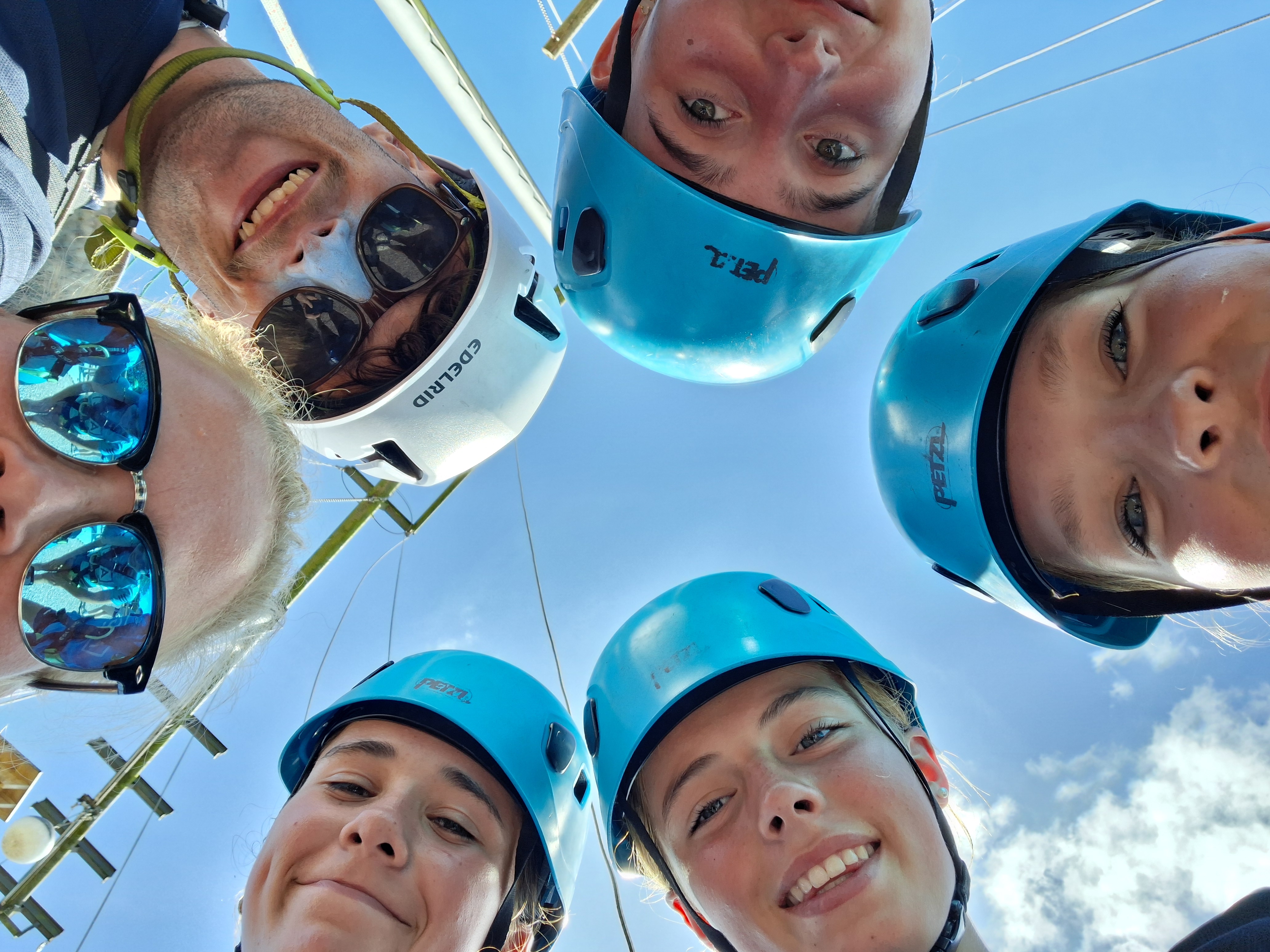 Teen group enjoying watersports camp at Ballyhass