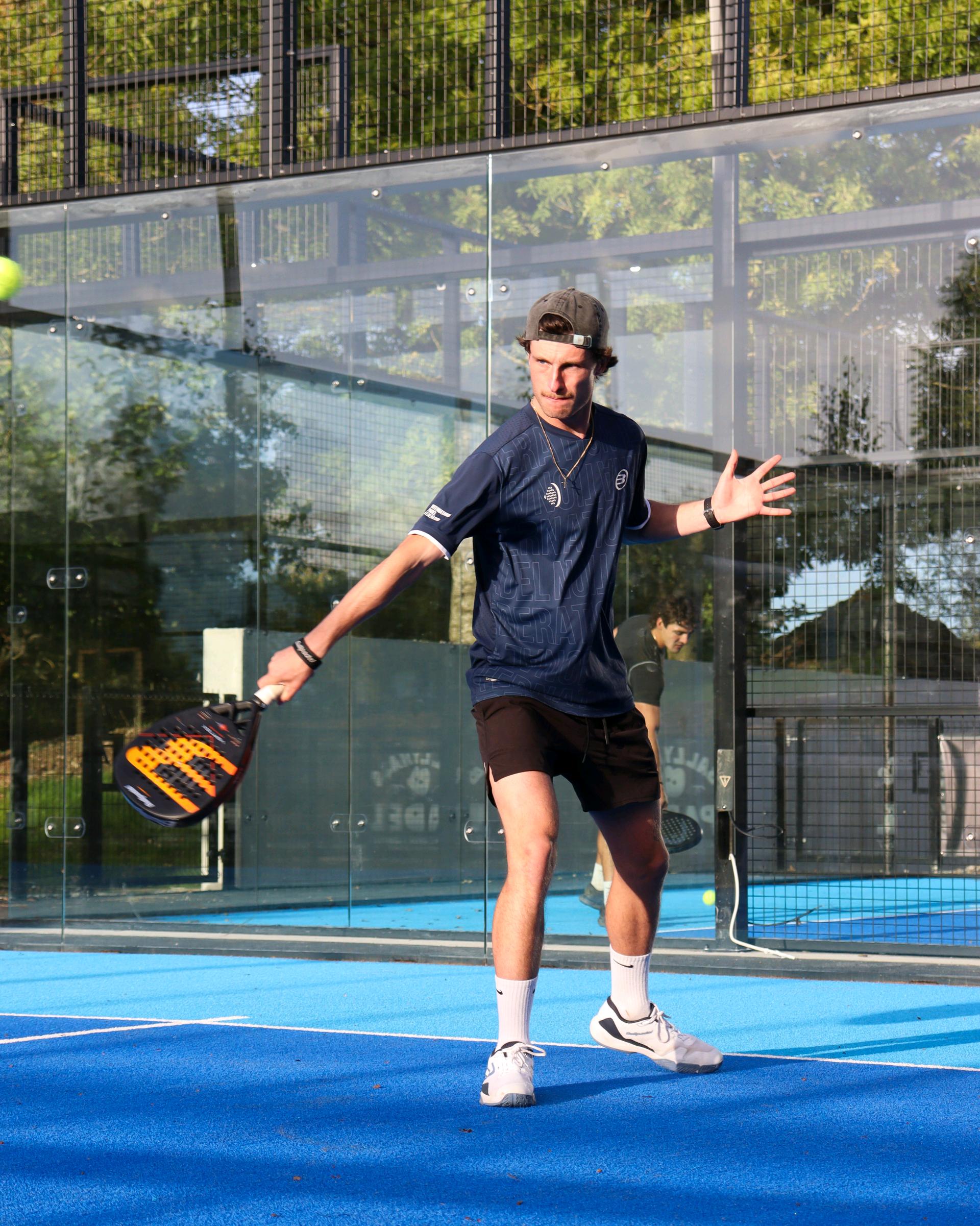 Kids enjoying a padel session at Ballyhass