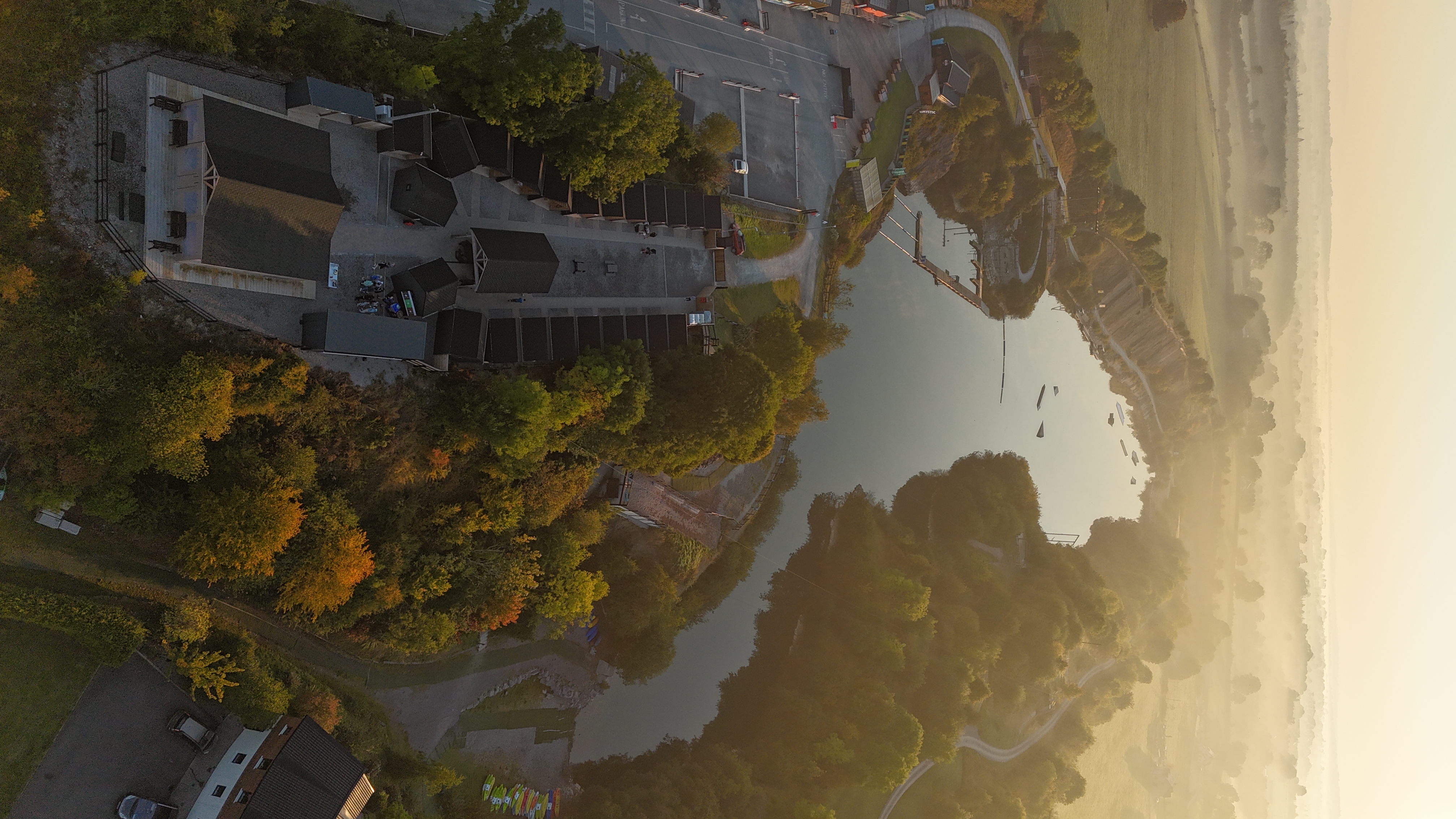Ballyhass Mallow Sauna aerial view and lake plunge