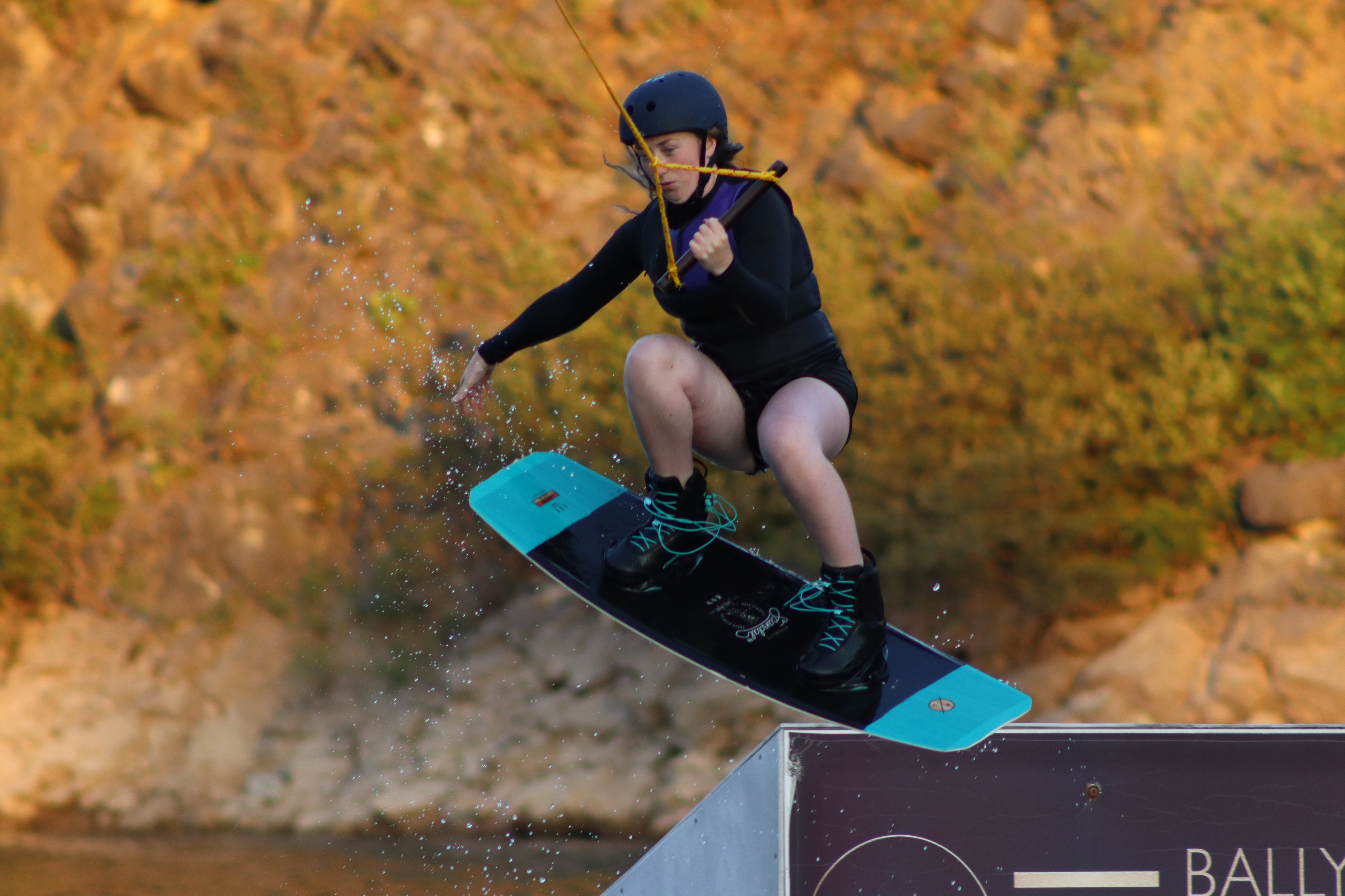 Ladies wakeboarding session at Ballyhass Mallow