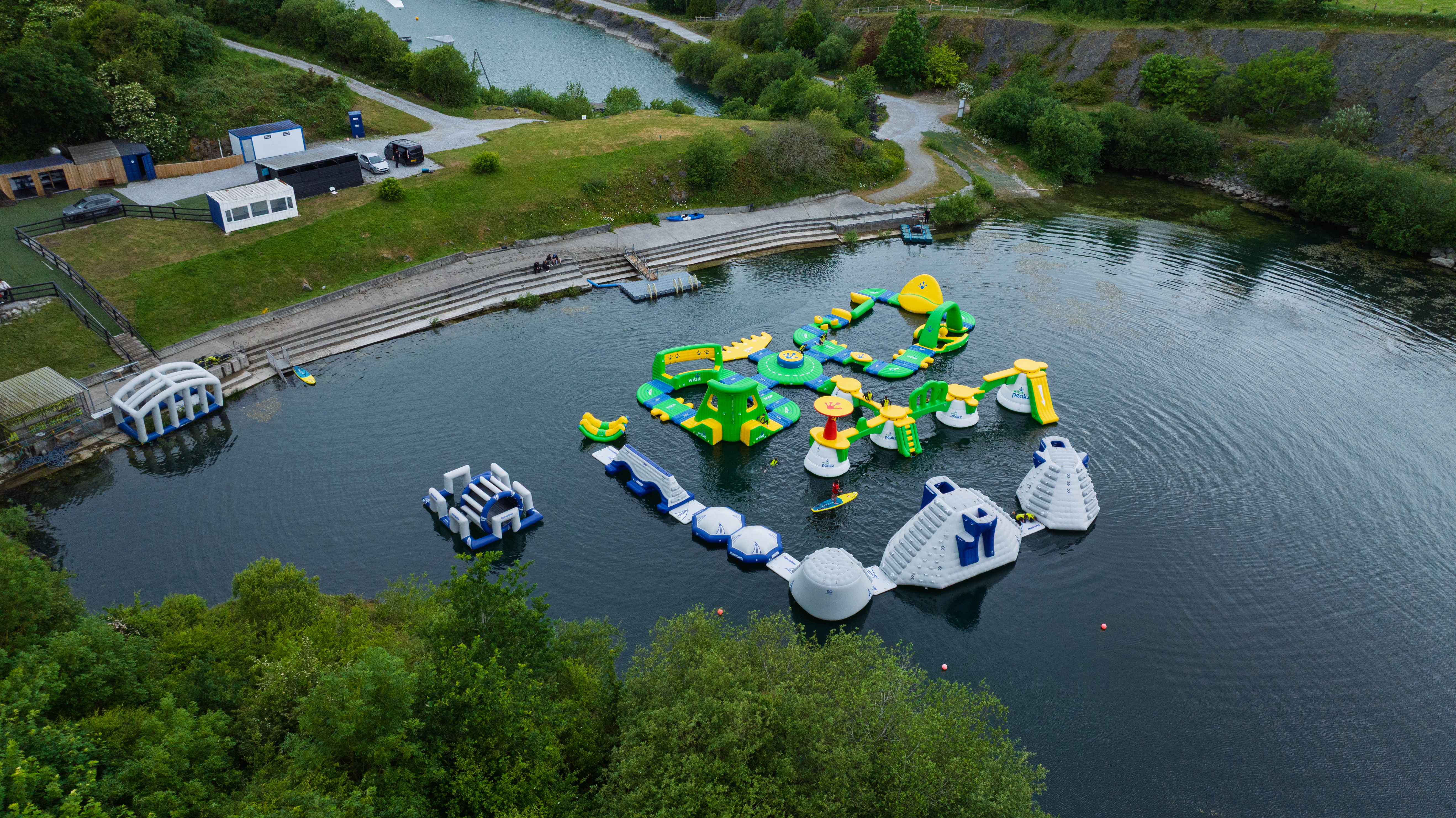 Aerial view of Ballyhass school tour setting