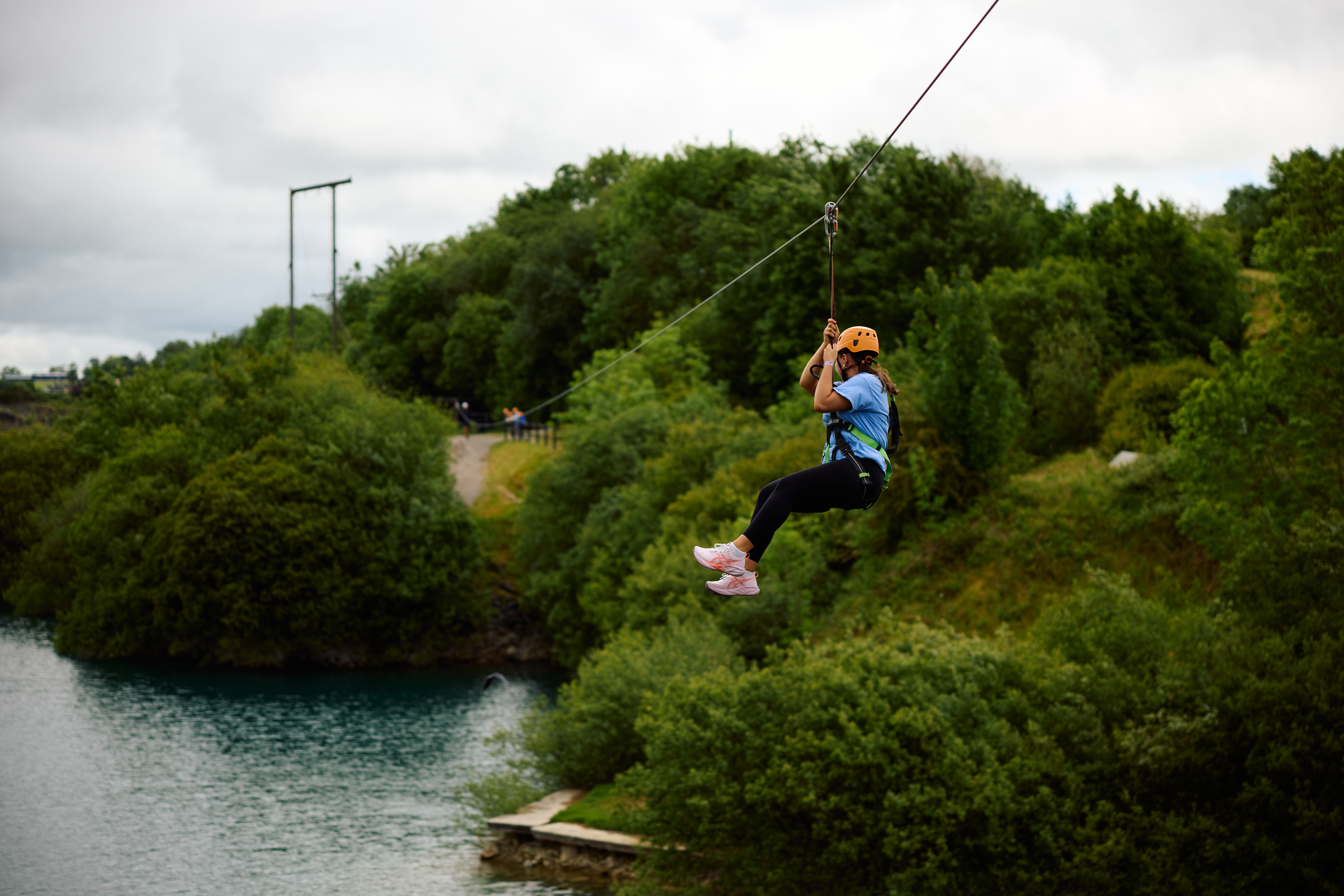 Young group enjoying outdoor activity at Ballyhass