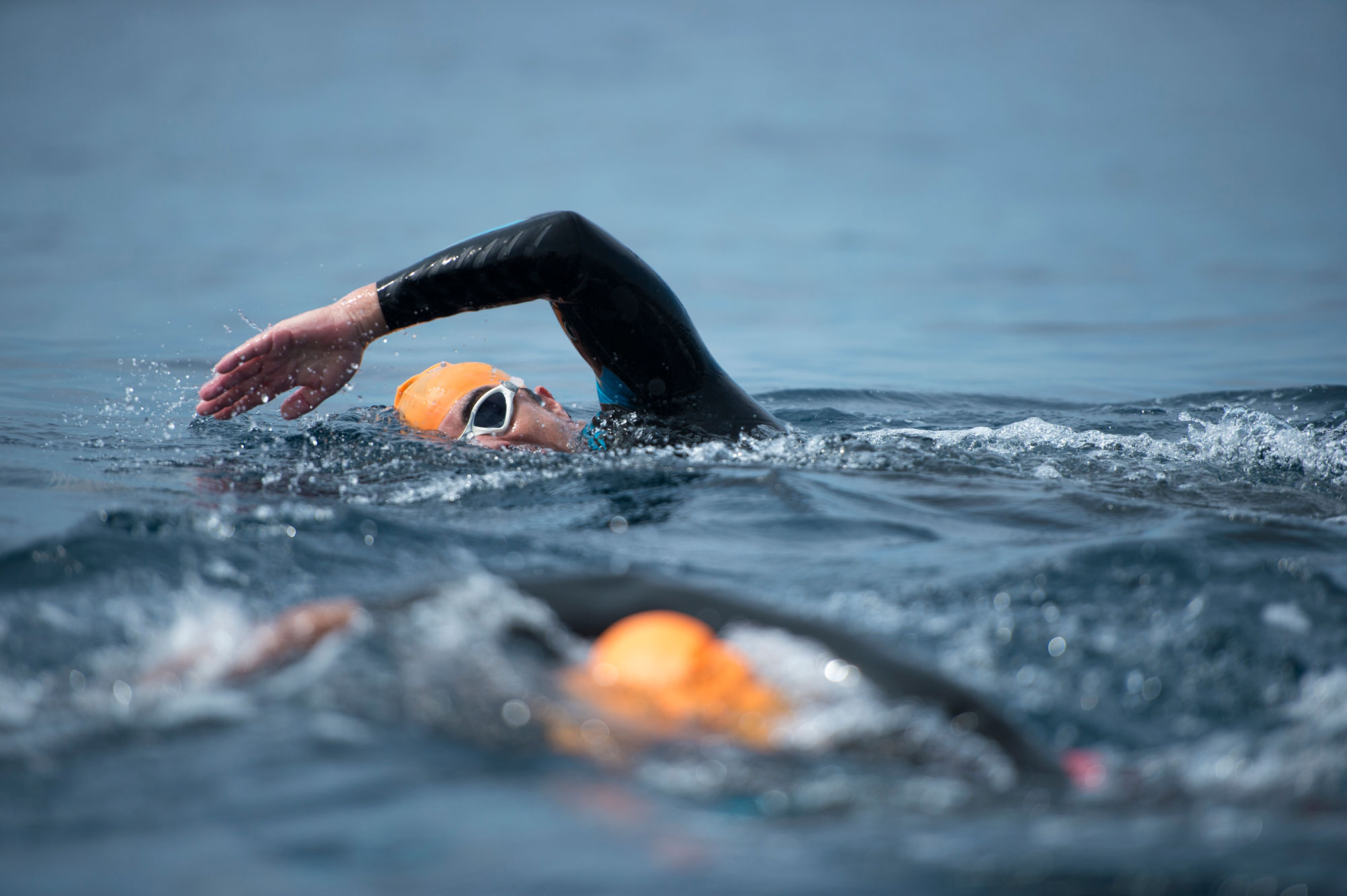 Open water swimming at Ballyhass